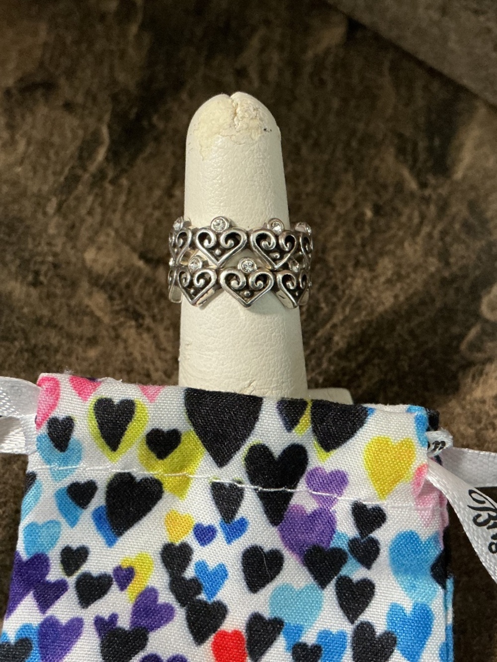 Brighton Alcazar Heart Stack Rings - 6